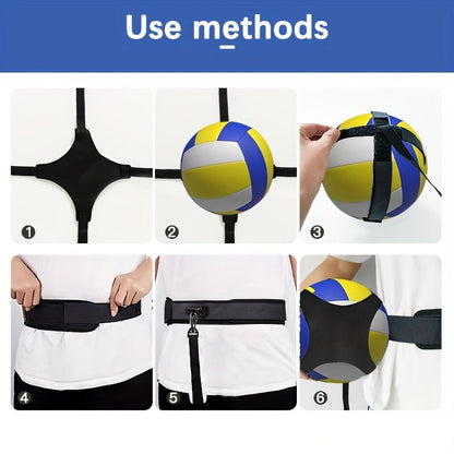 Premium Solo Volleyball Trainer – Portable Serving, Setting & Spiking Practice Tool for All Skill Levels