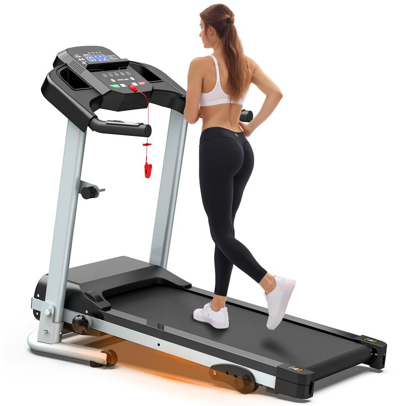 LIVIVOX SmartStride 7.5 Foldable Walking Treadmill with Handle & Remote Control