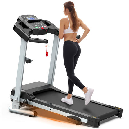 LIVIVOX SmartStride 7.5 Foldable Walking Treadmill with Handle & Remote Control