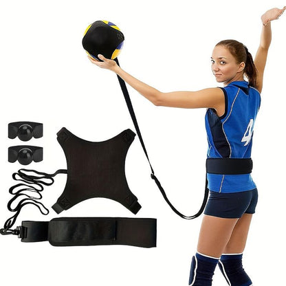 Premium Solo Volleyball Trainer – Portable Serving, Setting & Spiking Practice Tool for All Skill Levels