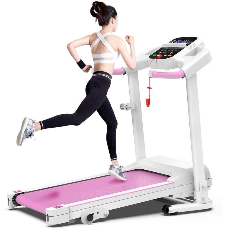 LIVIVOX SmartStride 7.5 Foldable Walking Treadmill with Handle & Remote Control