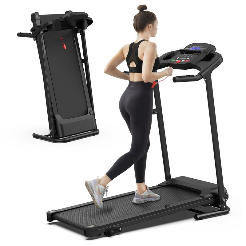LIVIVOX SmartStride 7.5 Foldable Walking Treadmill with Handle & Remote Control